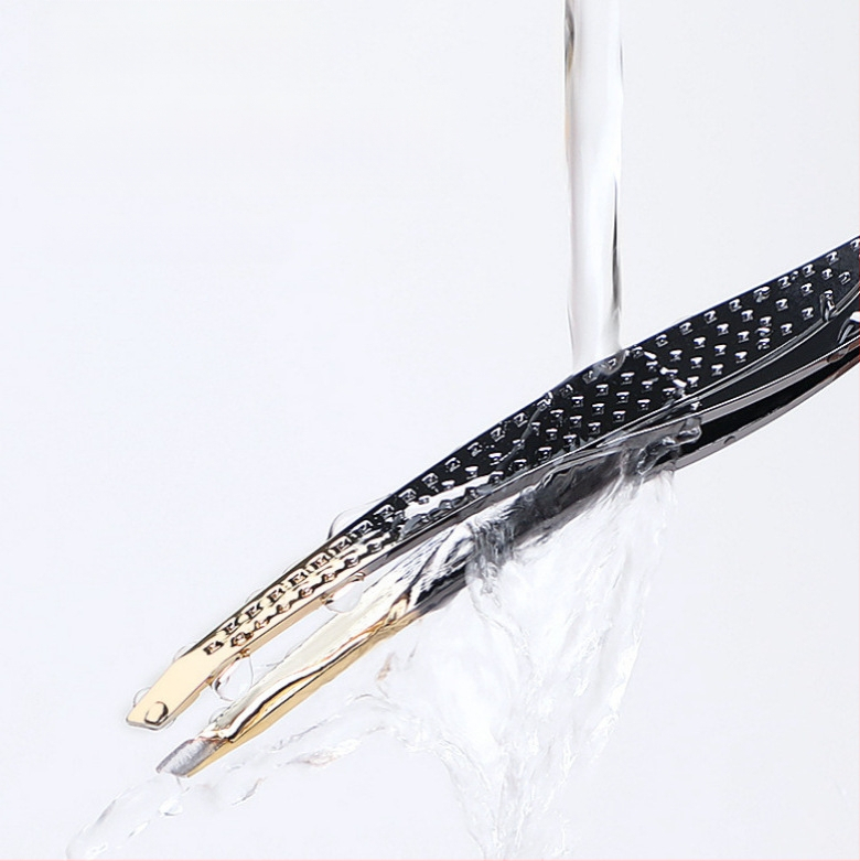 Colorful Fenling antakių klipas ir žnyplės rinkinys, nerūdijantis plienas, įstrižos galvutės, skirtas antakių ir blakstienų priežiūrai