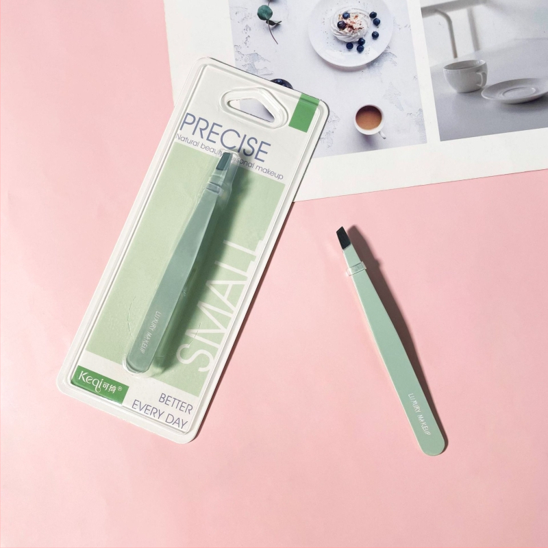 Colorful Fenling antakių klipas ir žnyplės rinkinys, nerūdijantis plienas, įstrižos galvutės, skirtas antakių ir blakstienų priežiūrai