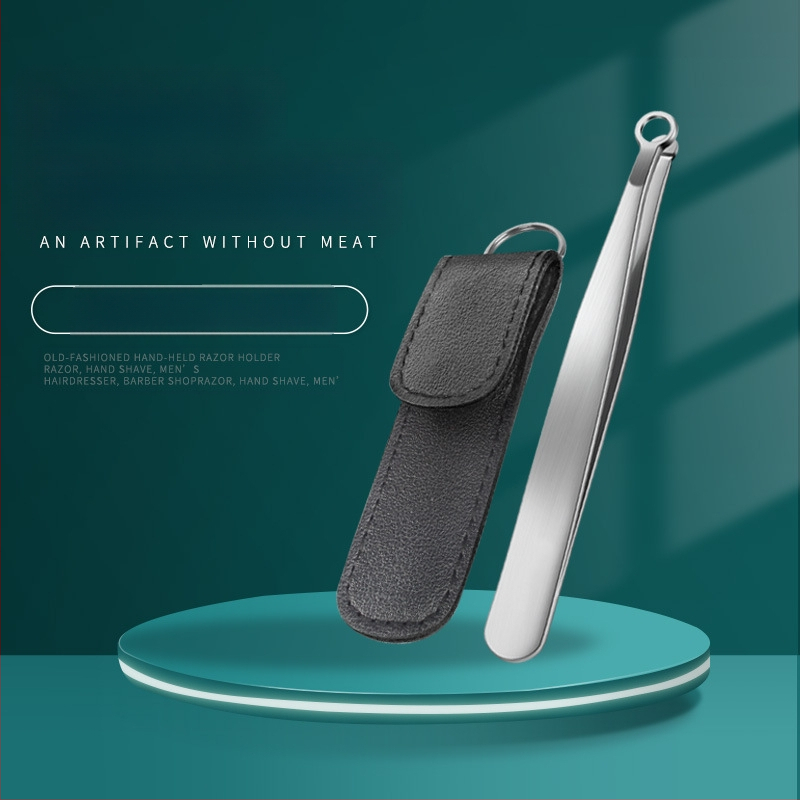 Nerūdijančio plieno nosies plaukų kirpimo įrankis, apvali galvutė, rankinis presavimo tipas