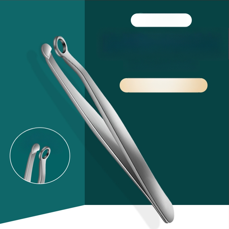 Nerūdijančio plieno nosies plaukų kirpimo įrankis, apvali galvutė, rankinis presavimo tipas