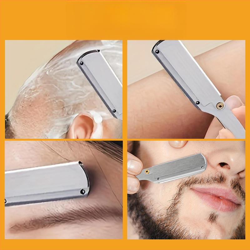 Χειροκίνητο αναδιπλούμενο ξυριστικό με βάση – vintage retro σχέδιο, λεπίδες δεν περιλαμβάνονται, συσκευασία 500 τεμάχια