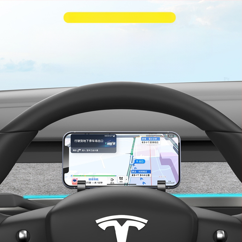 Θήκη τηλεφώνου από σιλικόνη για Tesla Model Y και Model 3 — κούμπωμα σε αεραγωγό, συμβατή με έξοδο αέρα