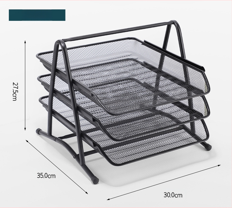 Метален рафт за файлове в колонна конфигурация, 4 нива, модел CQY-2004-4, персонализация по заявка