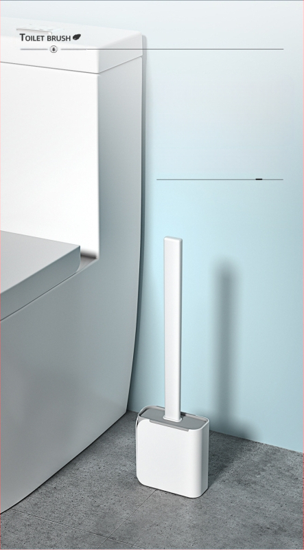 Wanben Ilga roktura silikona tualetes birste ar pamatu