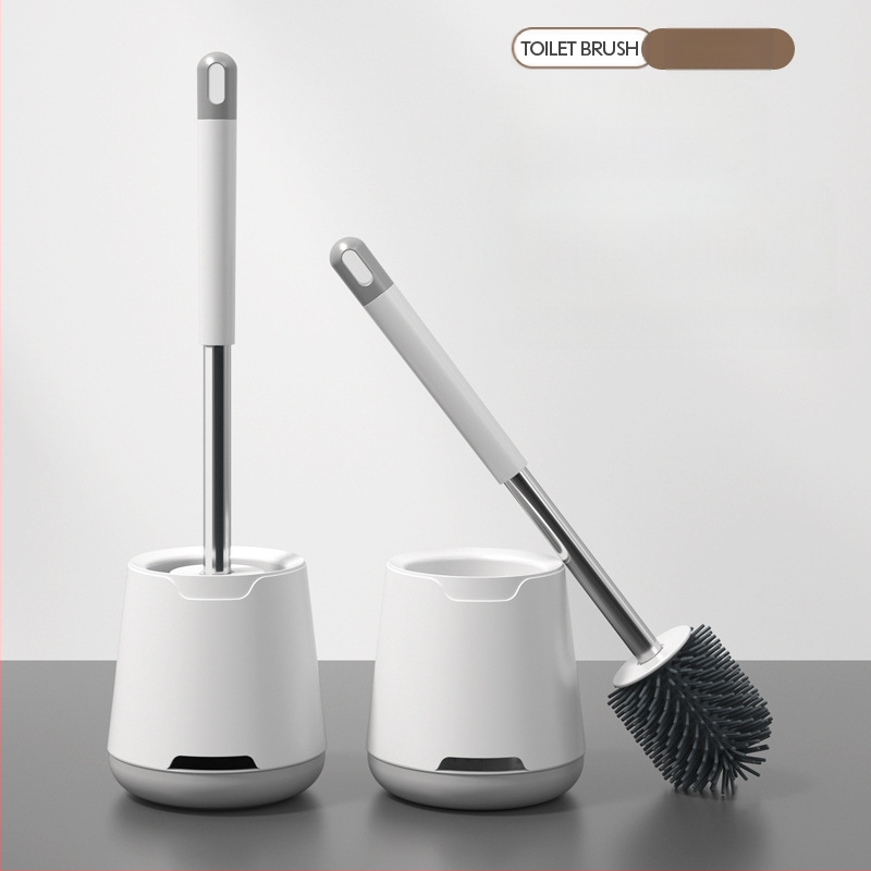 Wanben Ilga roktura silikona tualetes birste ar pamatu