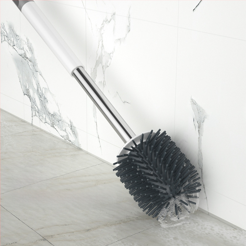 Wanben Ilga roktura silikona tualetes birste ar pamatu