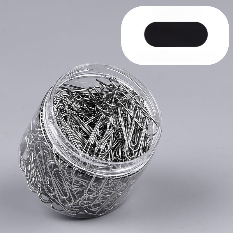 Westide metaliniai biuro klipsai – model Mixed color tube paper clip, 1 pakuotė