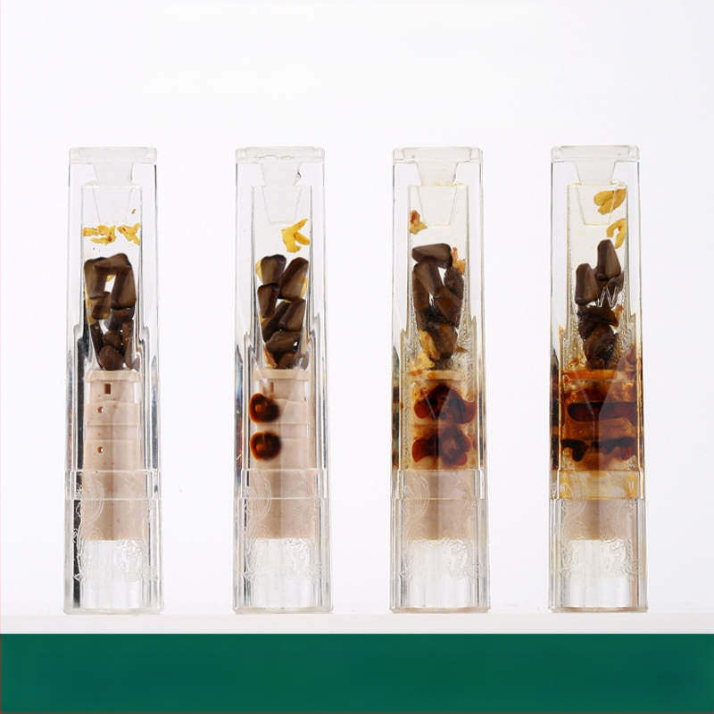 Vienreizējās lietošanas augu cigarešu filtrs, 100 gab., Hewang, plastmasas, universāls – rupjš/vidējais/smalkais