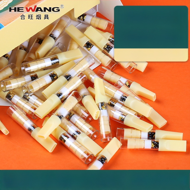 Vienreizējās lietošanas augu cigarešu filtrs, 100 gab., Hewang, plastmasas, universāls – rupjš/vidējais/smalkais