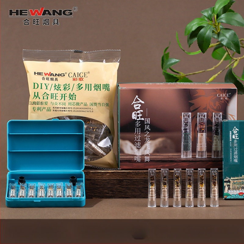 Vienreizējās lietošanas augu cigarešu filtrs, 100 gab., Hewang, plastmasas, universāls – rupjš/vidējais/smalkais