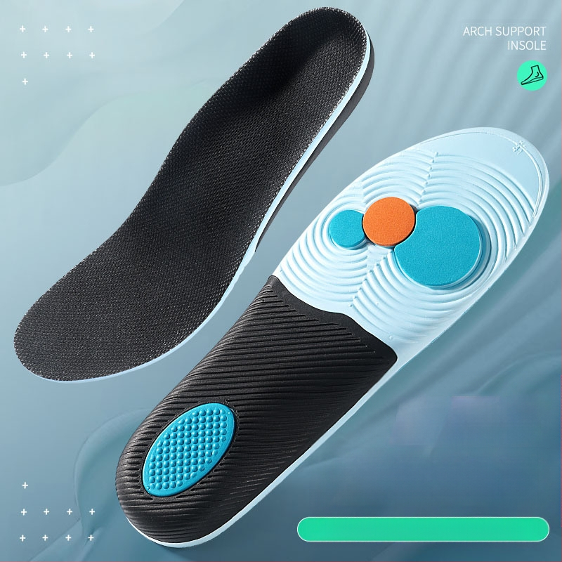 Kurbu atbalsta zolītes plakajai pēdai – arkas korekcija, pret torzijai, augsta elastība, elpojošs tīkla EVA, visu sezonu