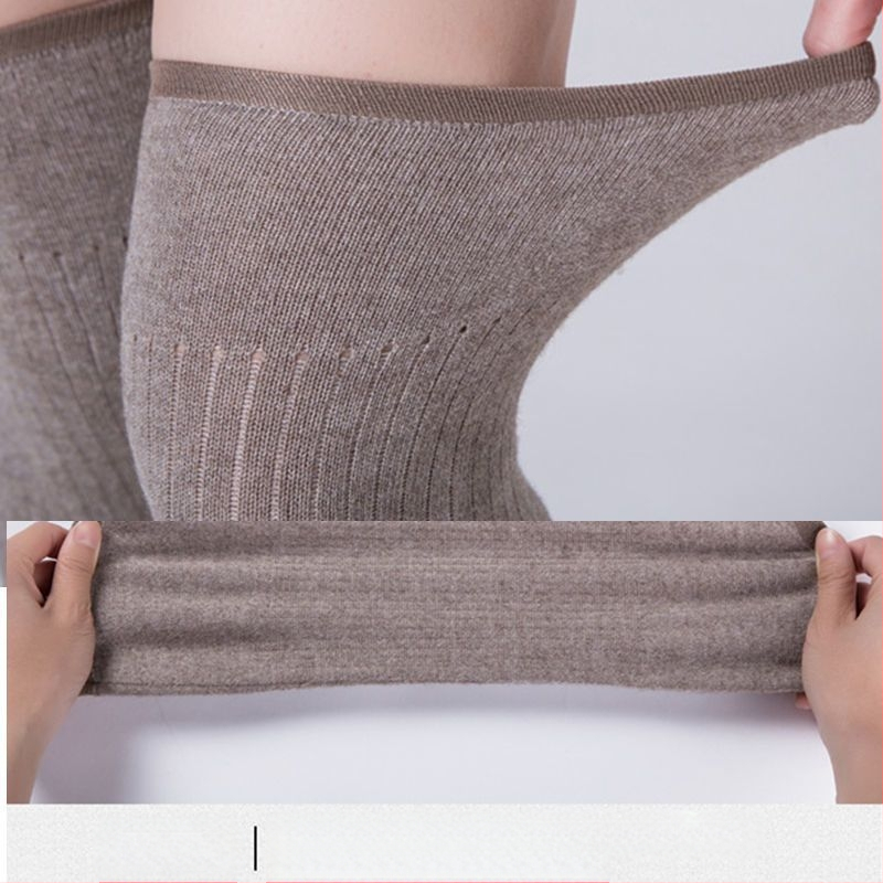 Протектор за коляно - топъл, еластично плетен безшевен, целогодишен за възрастни в помещения с климатик