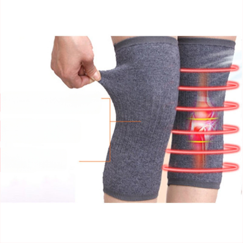 Протектор за коляно - топъл, еластично плетен безшевен, целогодишен за възрастни в помещения с климатик