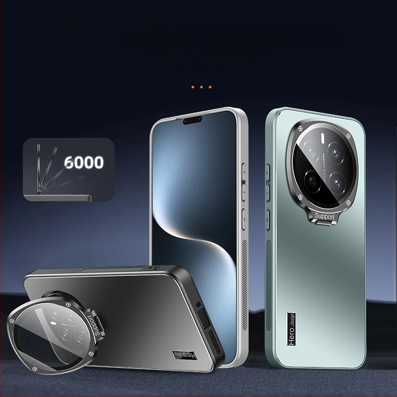 Silikónové púzdro s držiakom pre Honor Magic7, kompletná ochrana objektívu, odolné voči pádu a otlačkom prstov