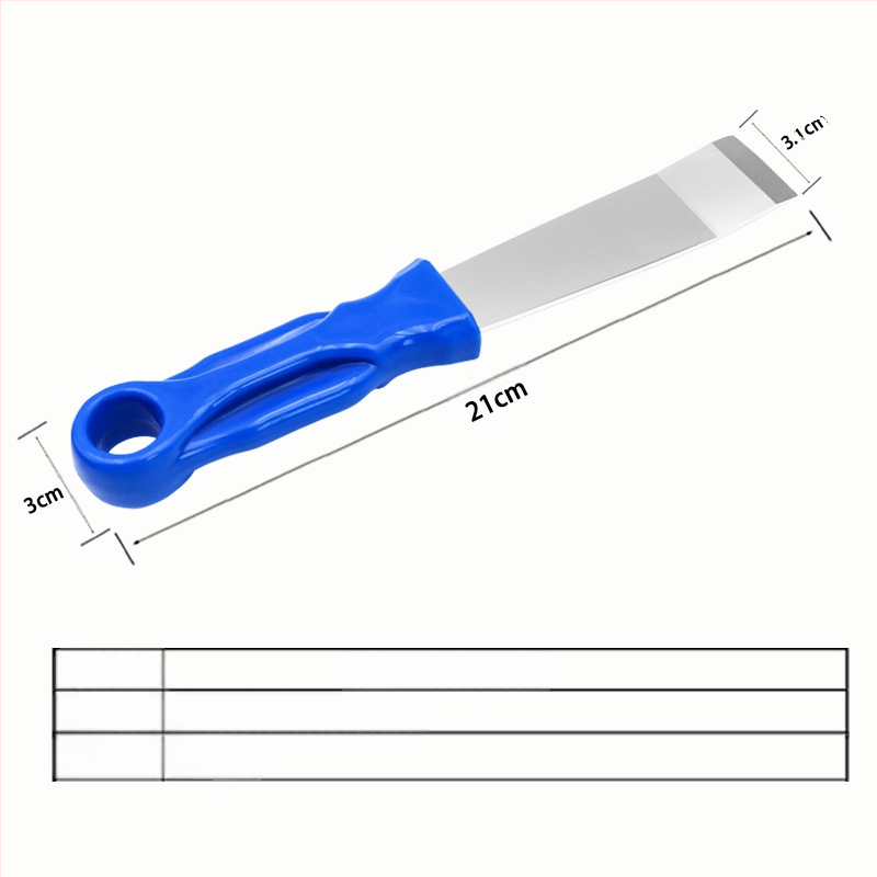 Скрепер за ремонт на гуми и балансиращи блокове, неръждаема стомана, за механични, автомобилни и домашни ремонти.