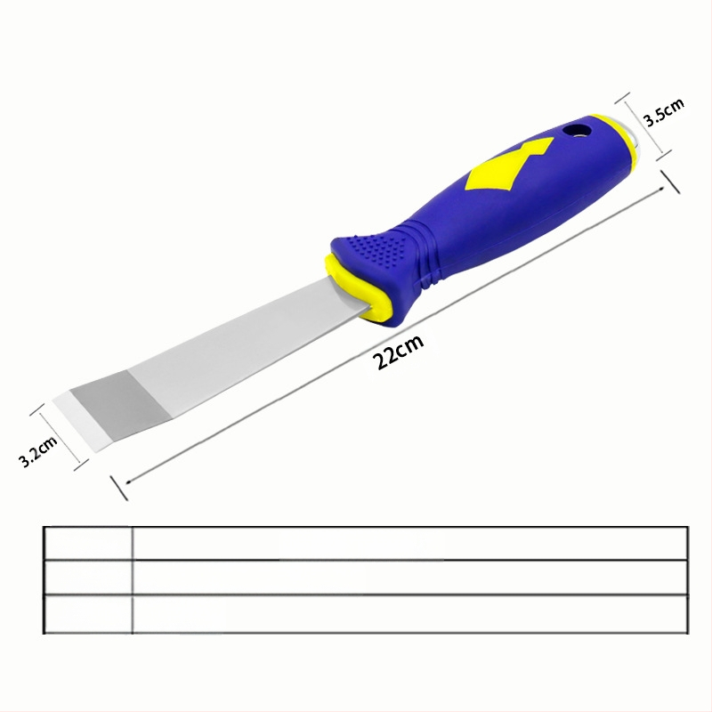 Скрепер за ремонт на гуми и балансиращи блокове, неръждаема стомана, за механични, автомобилни и домашни ремонти.