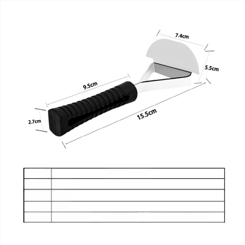 Скрепер за ремонт на гуми и балансиращи блокове, неръждаема стомана, за механични, автомобилни и домашни ремонти.