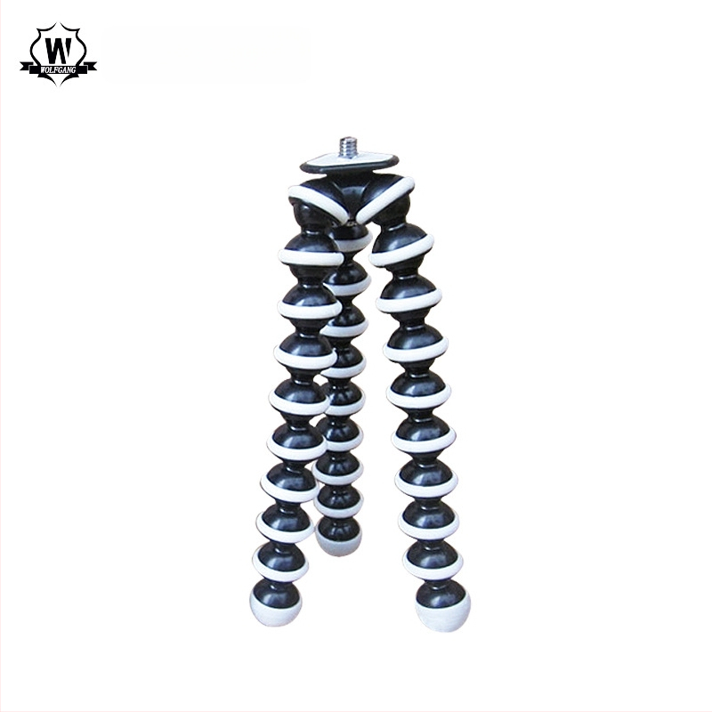 WOLFGANG Octopus τρίποδο με 3D κεφαλή, οκτώ τμήματα, βιομηχανικό πλαστικό, φορτίο έως 2 kg, για κάμερες και smartphones (Μεγάλο/Μεσαίο/Μικρό)