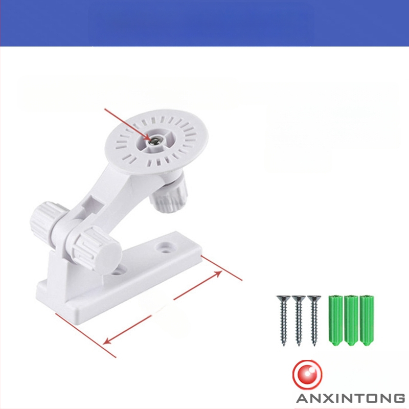 Βραχίονας στήριξης κάμερας pan-tilt, τοίχο-εγκατάσταση, ABS, μοντέλο 204x, περιστροφή 360°