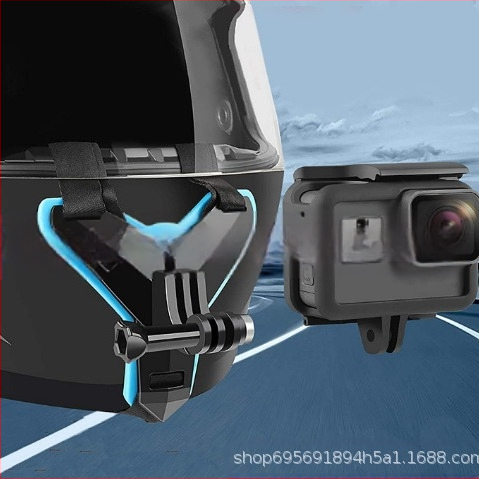 GoPro Hero 12/11/10 smakro laikiklis motociklo šalmui – sportinės kameros priedas