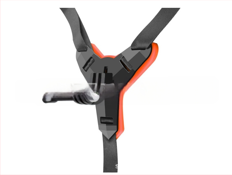 GoPro Hero 12/11/10 smakro laikiklis motociklo šalmui – sportinės kameros priedas