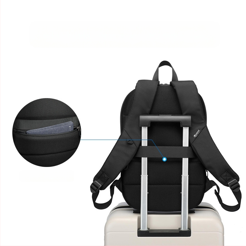 Leastat plona kuprinė nešiojamam kompiuteriui – verslo kelionėms, 20-35L, Oxford audinys, atsparus vandeniui, dėvėjimuisi atsparus, išplėtimas