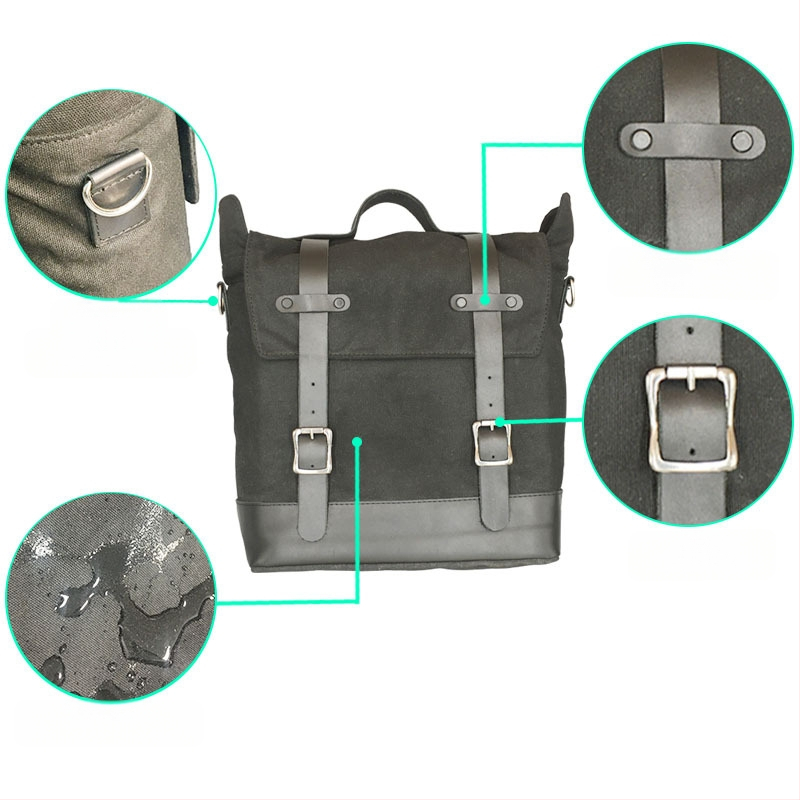 Bočna torba za motocikl, platnena, marka Yixin, model General, kapacitet 20 (platno; Yixin; General; 20)