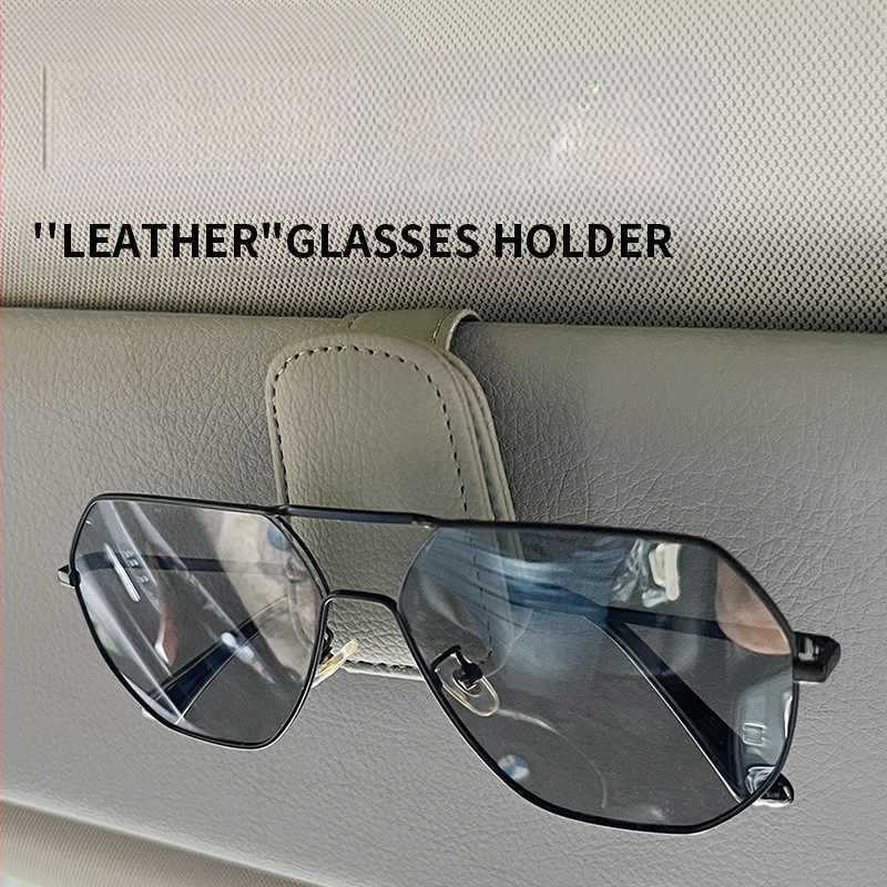 Θήκη γυαλιών αυτοκινήτου με κλιπ γυαλιών και θήκη καρτών για ηλιοπροστασία - Υλικό PU δέρμα, Προέλευση: Wenzhou, Δυνατή εξατομίευση