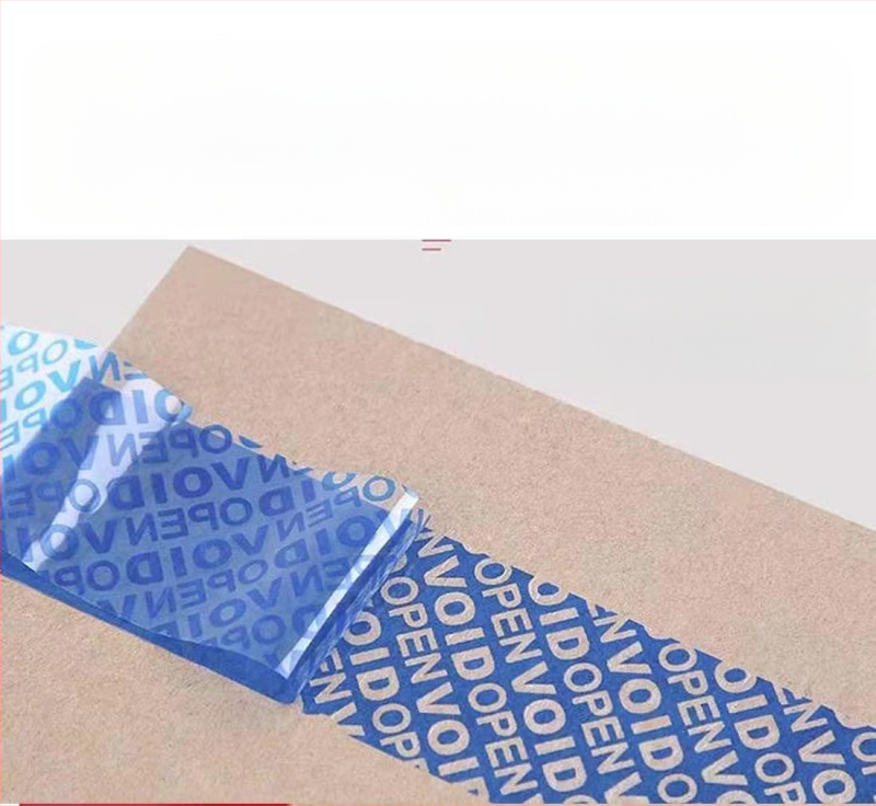 Pakavimo juosta nuo klastojimo su pritaikytu žodžio turiniu, apsauga nuo klastojimo ir atrašymo, storis 50 μm, Bopp pagrindas, tepalas aliejaus pagrindu, 12N klampumas, statinis slydimo laikas 1440 min