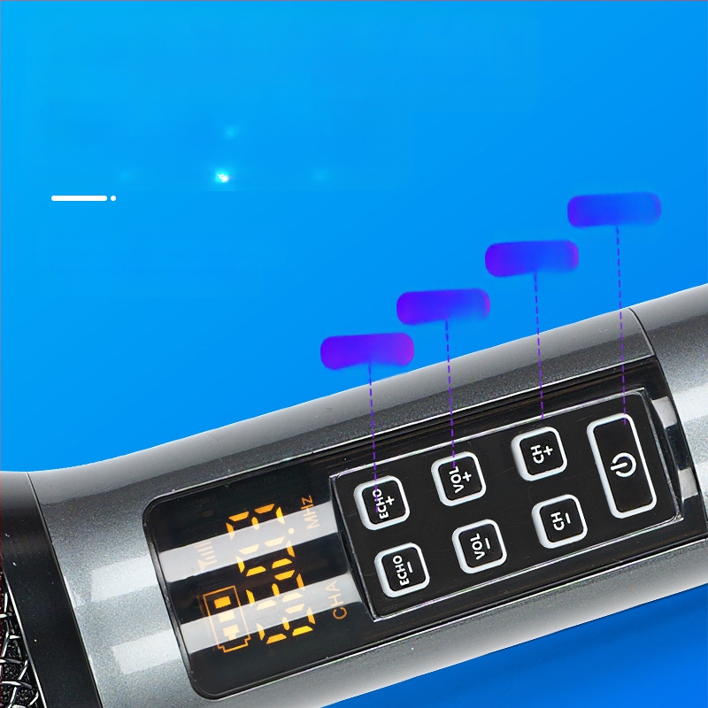 Μικρόφωνο για KTV/ζωντανή απόδοση, μοντέλο U540B - Απόκριση συχνοτήτων 20 Hz–20 kHz, SNR ≥95 dB, Αποσπώμενη μπαταρία 1000–1200 mAh, αυτονομία 3–6 ώρες