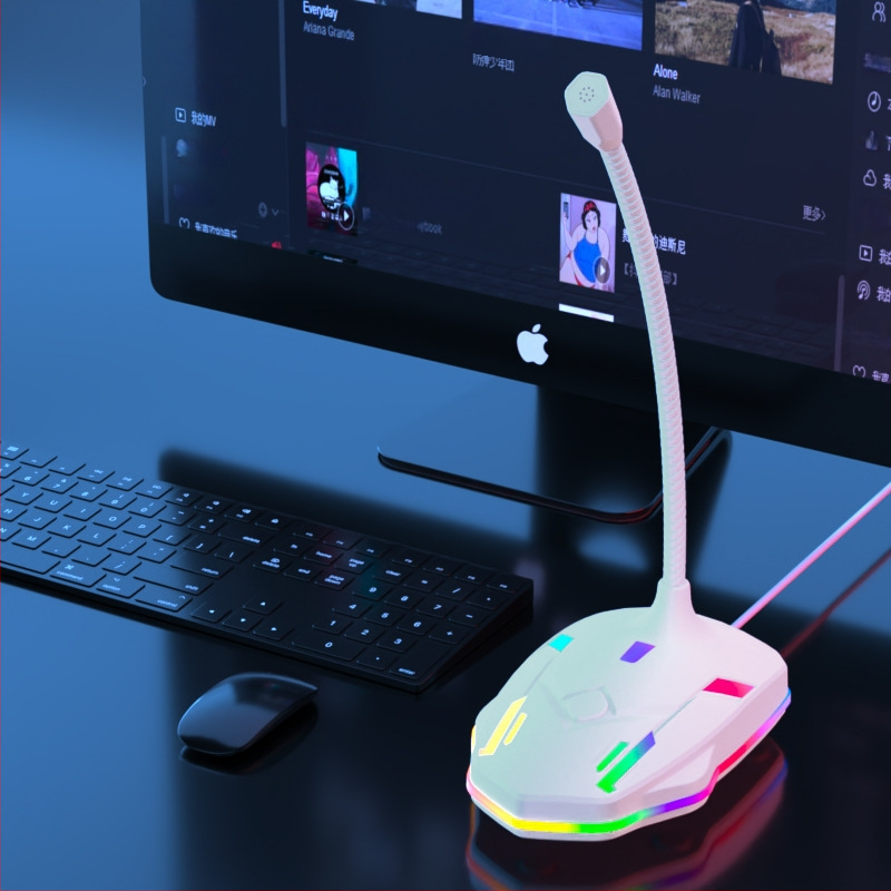 Μικρόφωνο USB πυκνωτικό για παιχνίδια και επιτραπέζιες διασκέψεις, SNR ≥100 dB, ABS περίβλημα, 5V, χωρίς μπαταρία