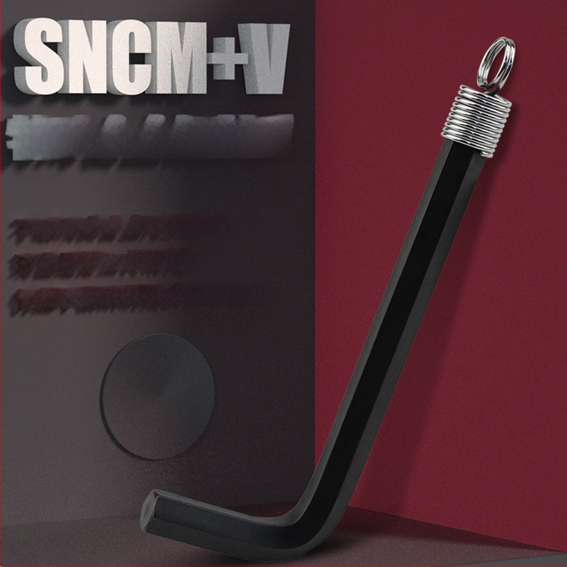 DAREX Prijenosni set Allen ključeva, privjesak za ključeve, metrički i imperijalni format, alatno čelik