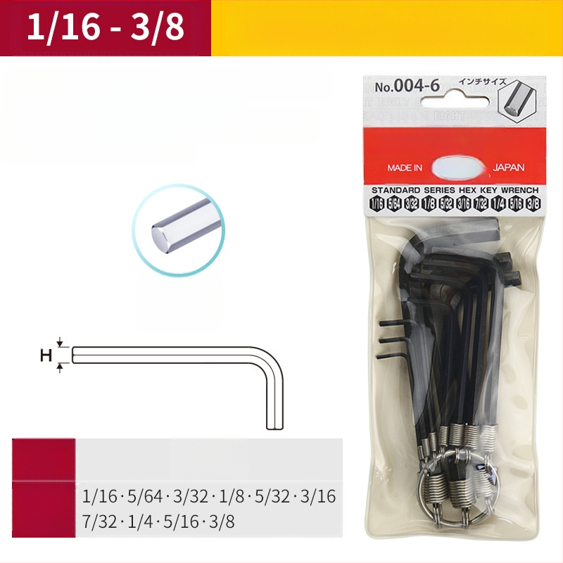 DAREX Prijenosni set Allen ključeva, privjesak za ključeve, metrički i imperijalni format, alatno čelik
