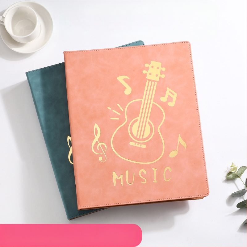 Кожена папка за нотни листове, Monrick, модел Music score clip, 20 страници, дебелина 30