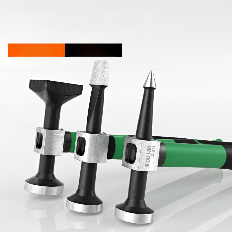 Комплект чукове за ламарина за автомобилен ремонт – чукове с плоска глава, квадратна глава и заострена глава