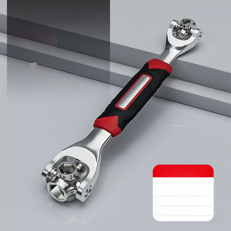 Σετ πολυλειτουργικών κλειδιών 52-σε-1 και 8-σε-1, από χρωμιοβανδιού ατσάλι, χρωμιωμένη επιφάνεια, διπλής χρήσης