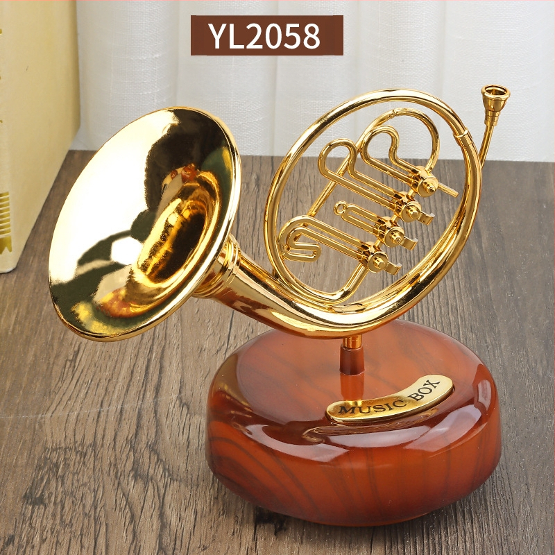 Saksofono muzikos dėžutė skaitiniam stalo dekoravimui — pasukama, ABS, kinų stilius, injekcinis liejimas (Prekės ženklas: Shipin Toys; Medžiaga: ABS; Stilius: Kinų; Gamyba: Injekcinis liejimas; IP: Ne)