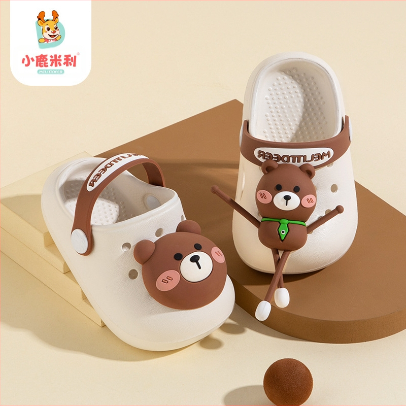 Bērnu sandales ar karikatūras rakstu, EVA augšdaļa un EVA zole, elpojošas un izturīgas pret nolietojumu, vecums 1–6 gadi