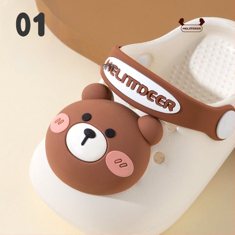 Bērnu sandales ar karikatūras rakstu, EVA augšdaļa un EVA zole, elpojošas un izturīgas pret nolietojumu, vecums 1–6 gadi