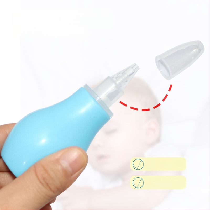 Бебешки комплект за грижа: осемчастен комплект за поддръжка на нокти с ножици, гребени и четки, назален аспиратор, EVA опаковка — пластмаса + неръждаема стомана