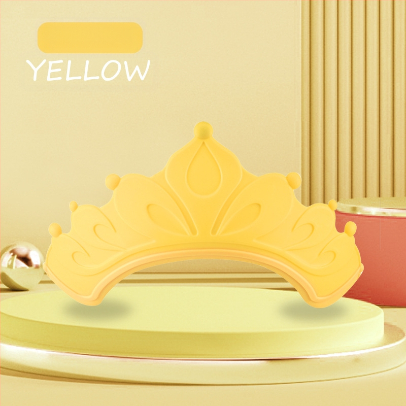 Бебешка шапка за шампоан с защита на очите и ушите, мека гума, полипропилен, регулируема, водоустойчива