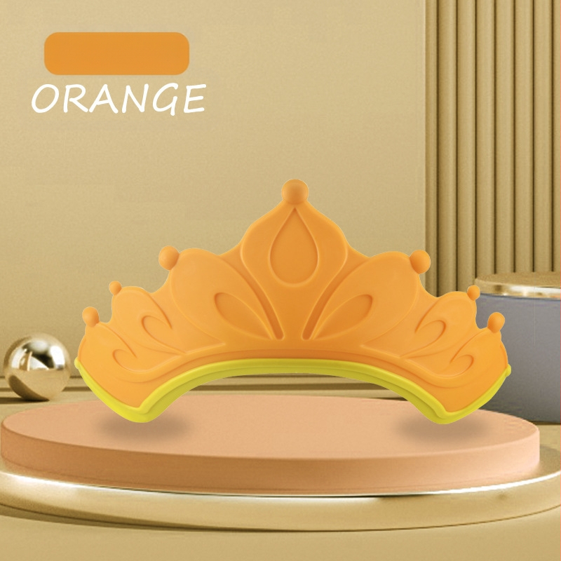 Бебешка шапка за шампоан с защита на очите и ушите, мека гума, полипропилен, регулируема, водоустойчива