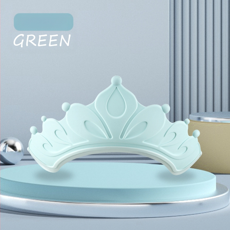 Бебешка шапка за шампоан с защита на очите и ушите, мека гума, полипропилен, регулируема, водоустойчива