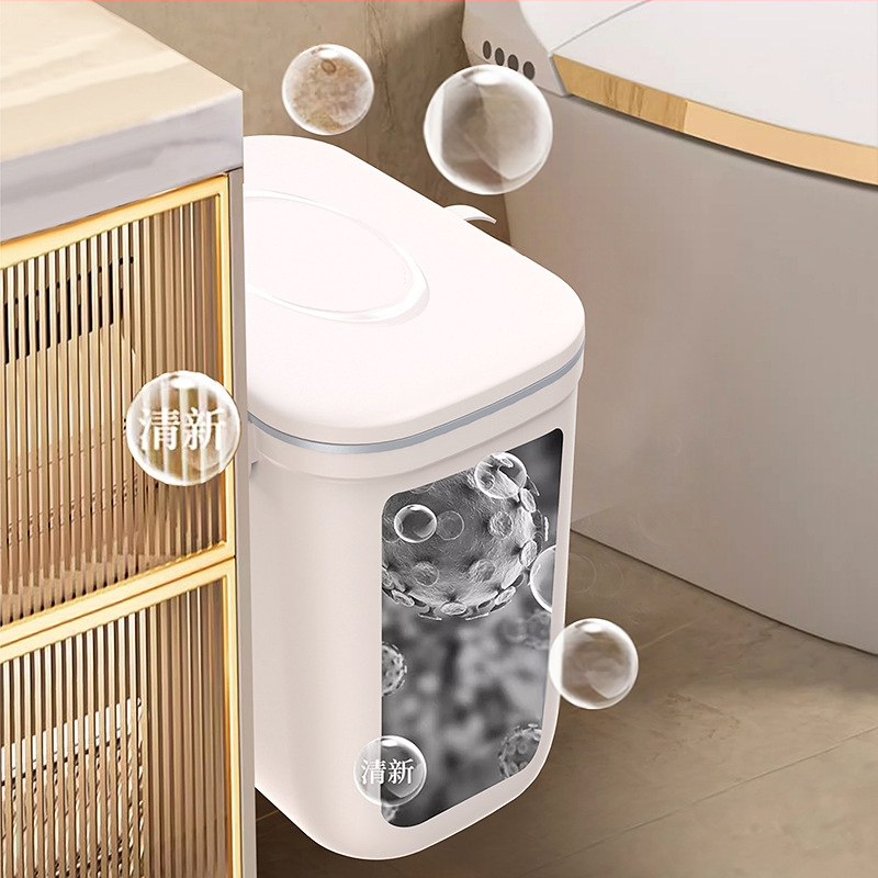 Sienas atkritumu tvertne, ovāla forma, 12 L, plastmasa, bez vāka