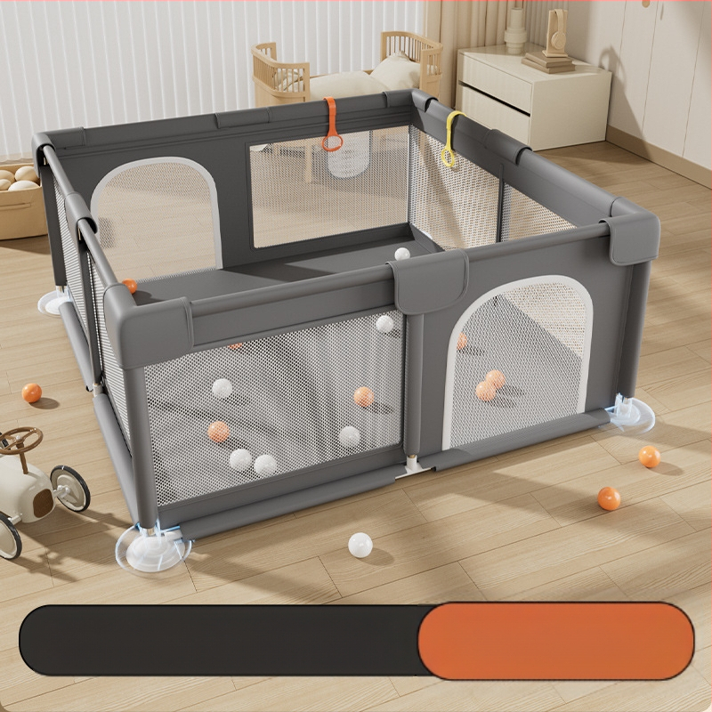 Dječja igrala ogradica s integriranim šatorom i podlogom za puzanje – unutarnja ogradna igra za razvoj vještina (Materijal: tkanina od nehrđajućeg čelika; Doba: 3-6 godina; Marka: Dino Child)