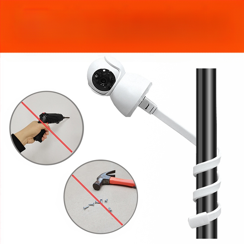 Držač za dom kameru, 360° rotacija, aluminij, vijak za ugradnju 1/4``-20, montaža bez bušenja