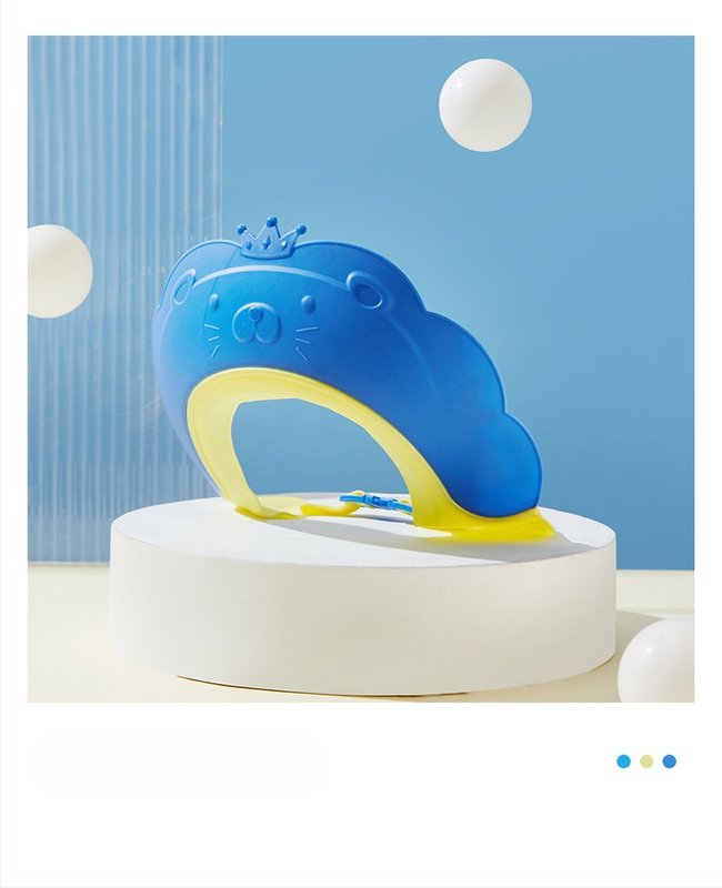 Бебешка шапка за измиване на коса – марка Hukou Xiaole; PP материал; регулируема; произход Taizhou Huangyan