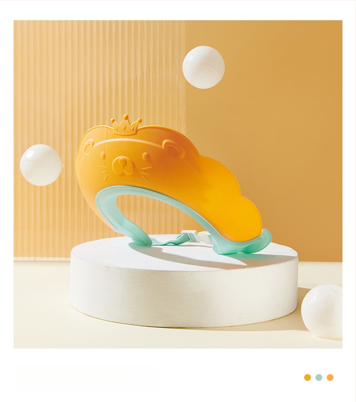 Бебешка шапка за измиване на коса – марка Hukou Xiaole; PP материал; регулируема; произход Taizhou Huangyan