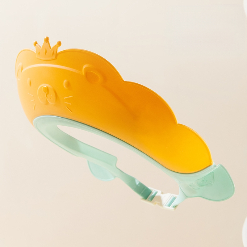 Бебешка шапка за измиване на коса – марка Hukou Xiaole; PP материал; регулируема; произход Taizhou Huangyan