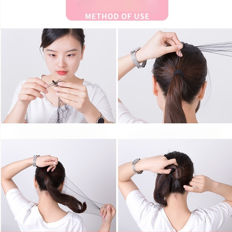 Plaukų tinklelis perukai – nėriniai, paprastas stilius, vientisas, rankų darbo, atskiras įpakavimas